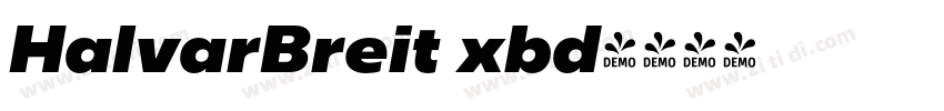 HalvarBreit xbd字体转换